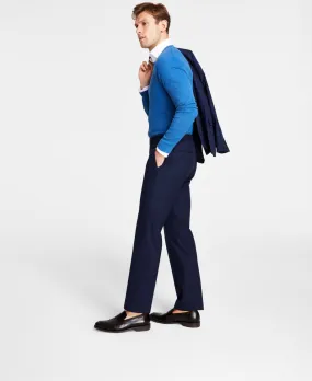 Michael Kors Mens Classic fit Dress Pants 44 / 32 Blue Solid
