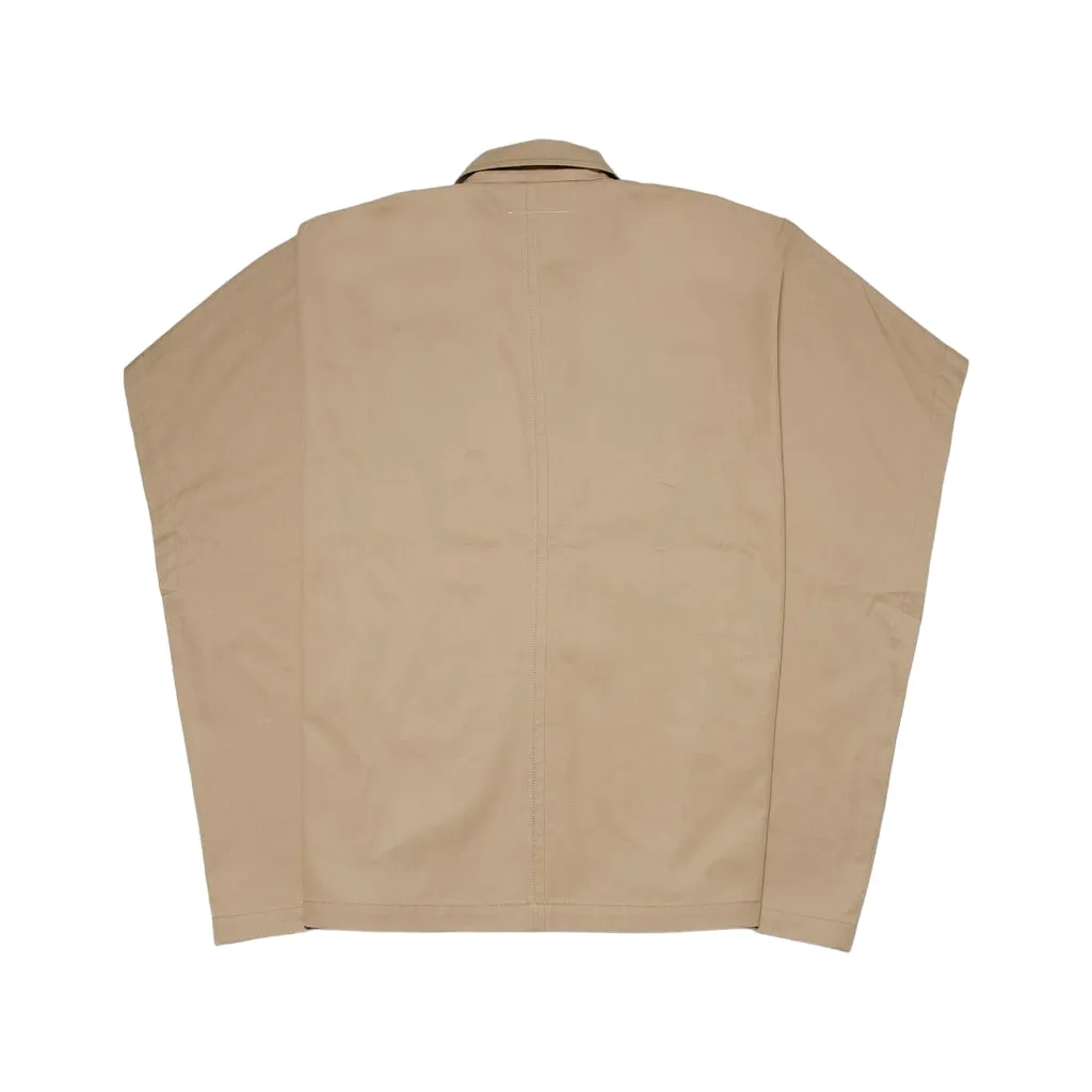 MM6 Kids Logo Embroidered Twill Poncho