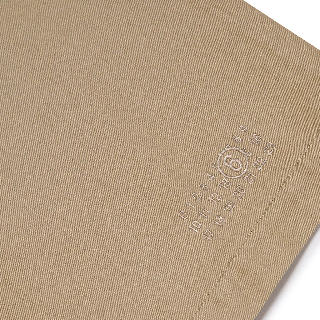 MM6 Kids Logo Embroidered Twill Poncho