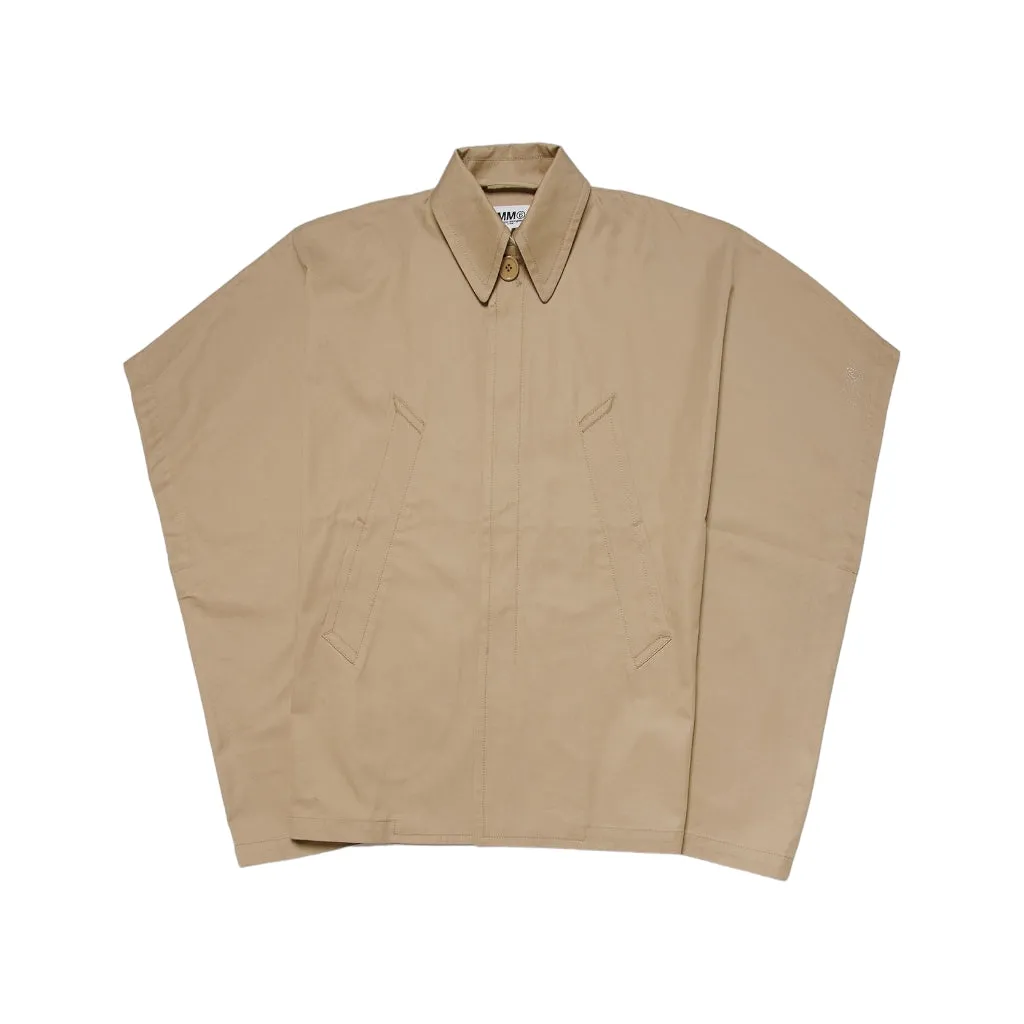 MM6 Kids Logo Embroidered Twill Poncho