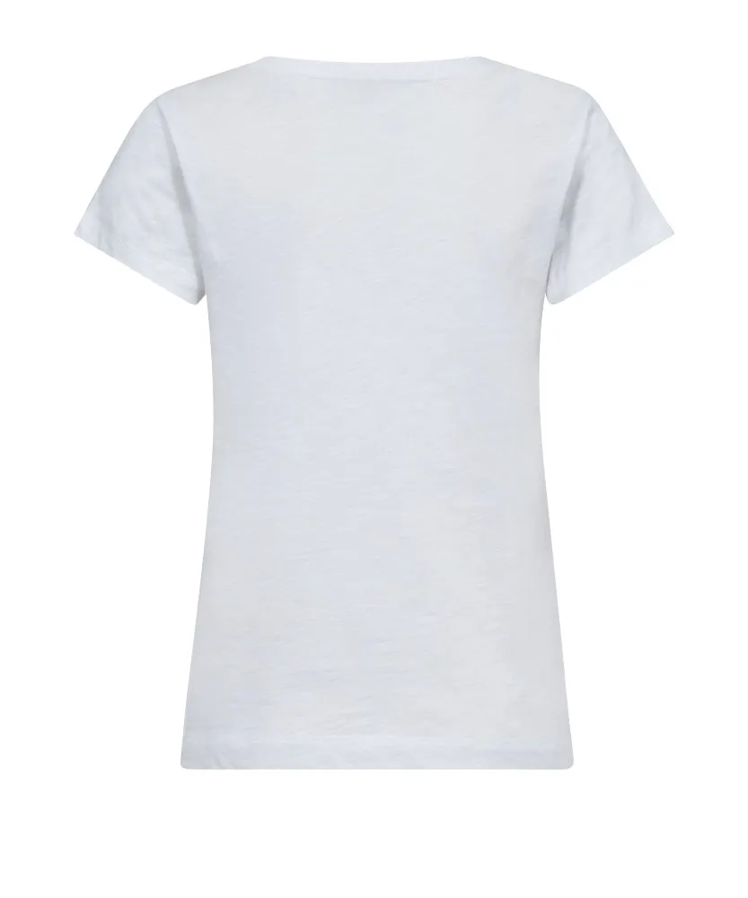 MMZibby O-SS Tee - White - Mos Mosh