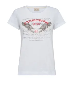 MMZibby O-SS Tee - White - Mos Mosh
