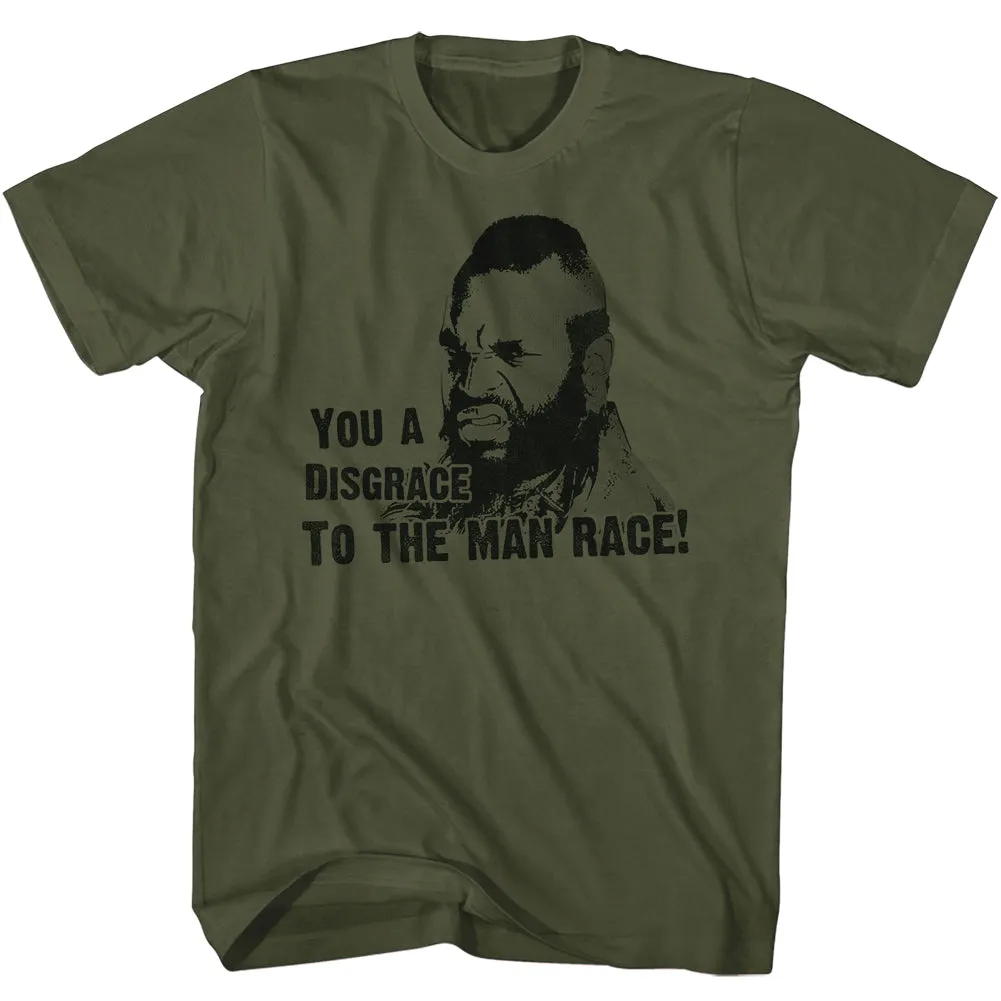 Mr. T Disgrace Men's T-Shirt