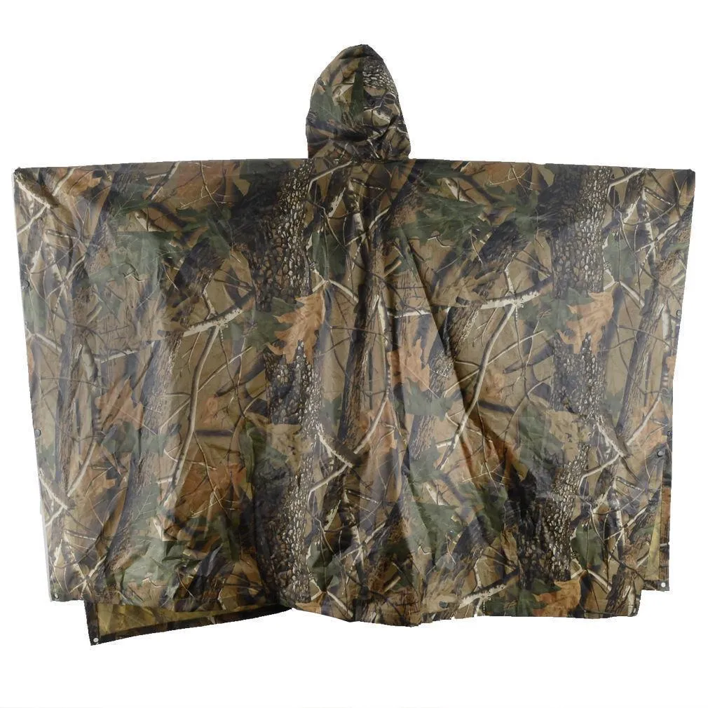 Multi-function Hooded Rain Poncho