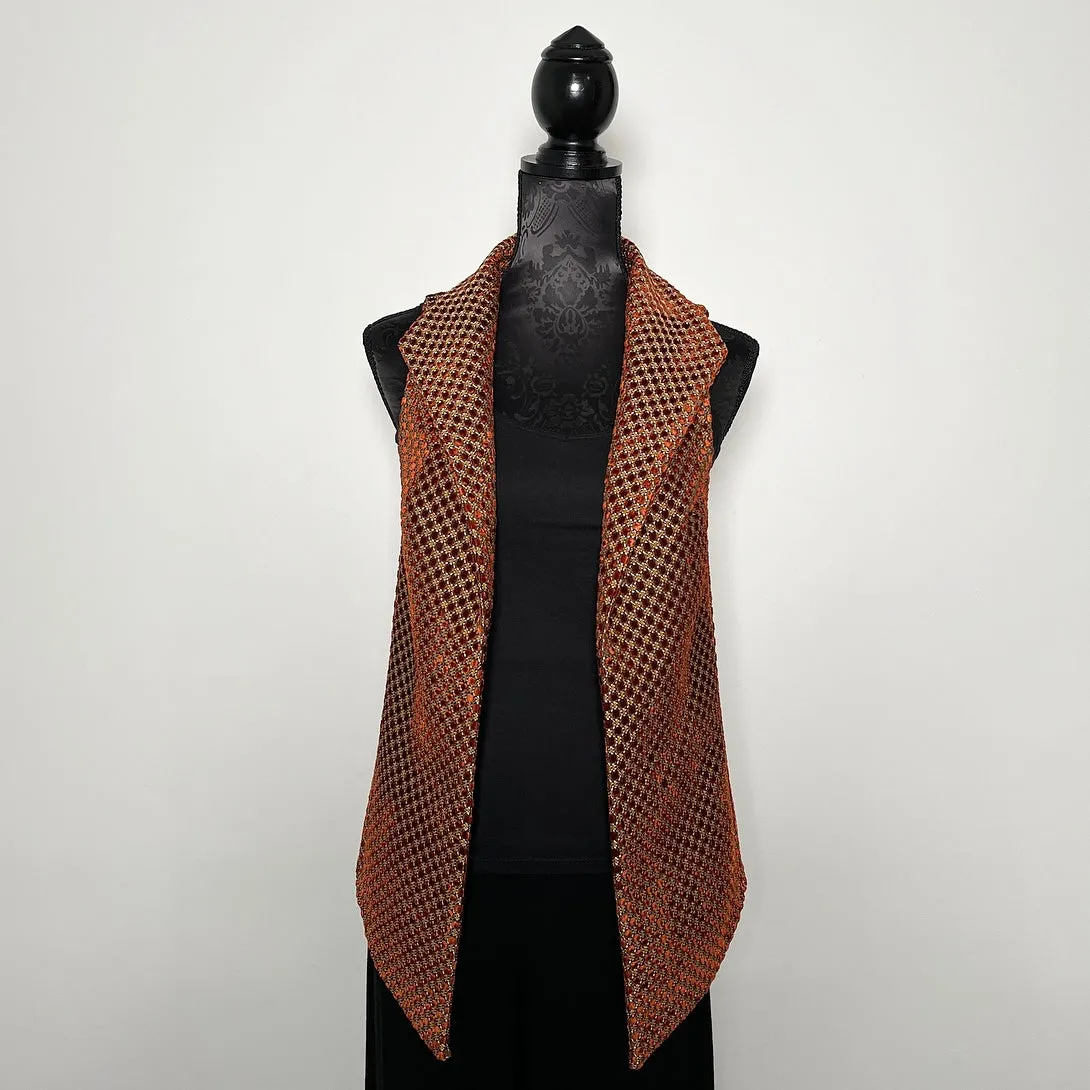 Natalia Vest - Limited edition - Winter auburn velvet