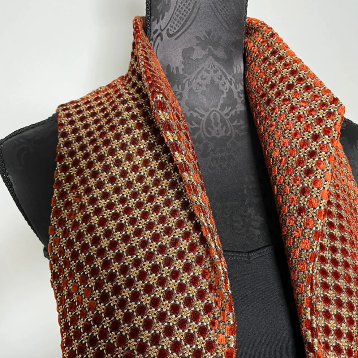 Natalia Vest - Limited edition - Winter auburn velvet