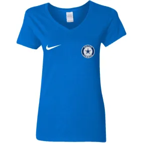 Nike Dallas Cowboys Nfl Football Women V-Neck T-Shirt