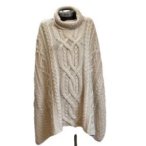 Poncho baby alpaca beige