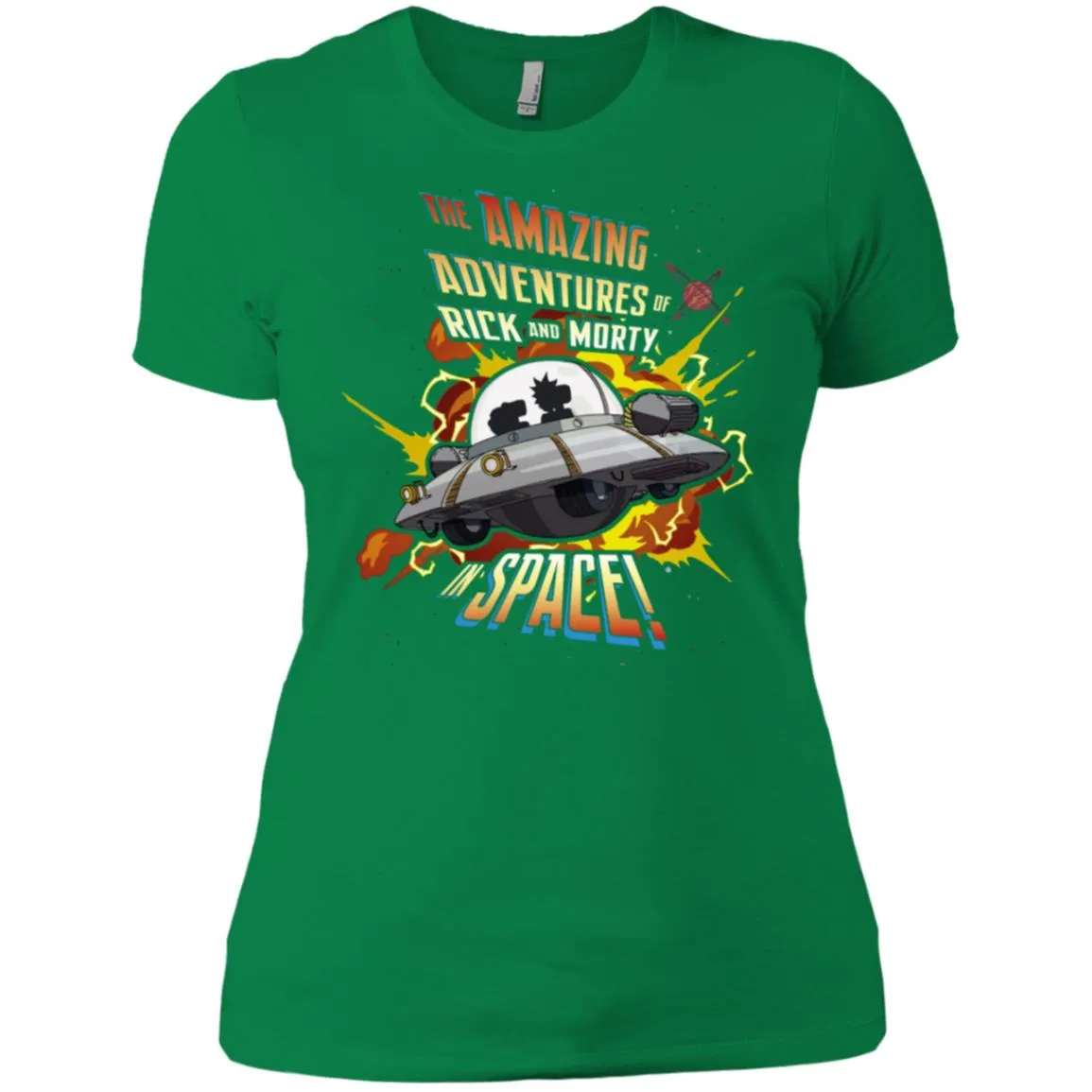 Rick And Morty Amazing Adventures In Space Women T-Shirt