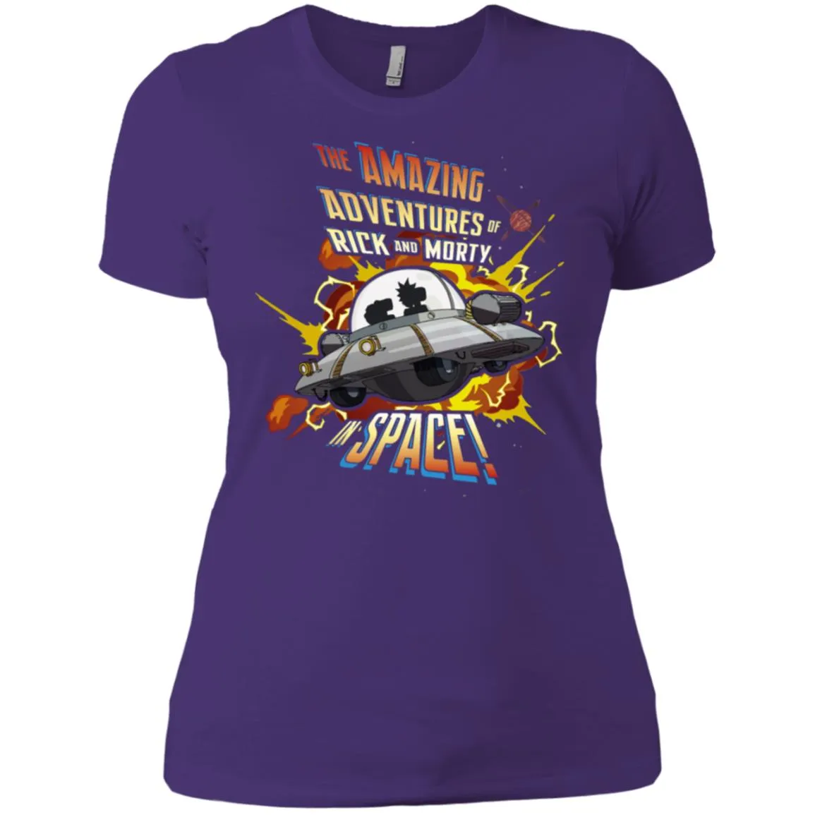 Rick And Morty Amazing Adventures In Space Women T-Shirt