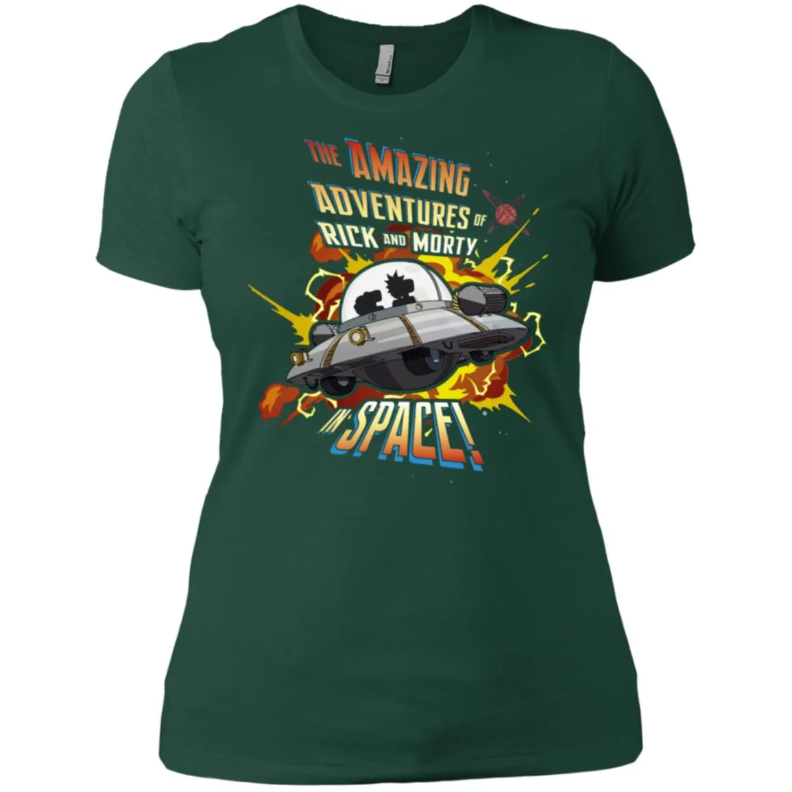 Rick And Morty Amazing Adventures In Space Women T-Shirt