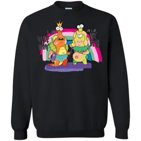 Rick And Morty Little Tommy And Tiny Beth Unisex Crewneck Pullover Sweatshirt