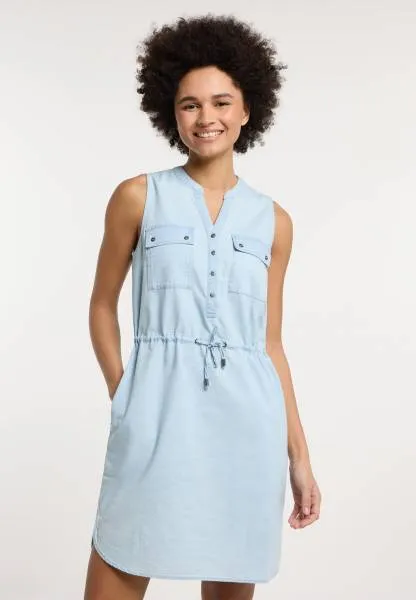 ROISSIN DENIM DRESS "LIGHT BLUE"