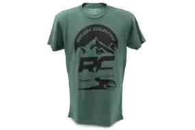 Rough Country T-Shirt - RC Mountains - Forest Green - 3XL