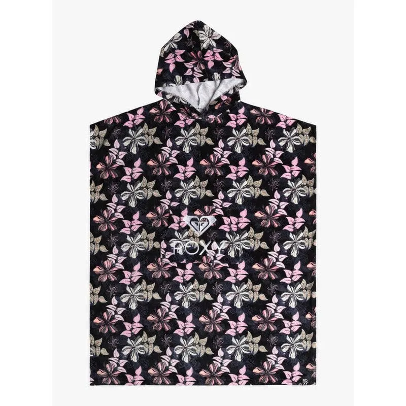 Roxy Poncho Stay Magical - anthracite sunny floral poncho
