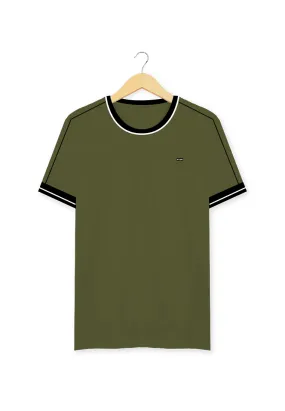 Ryusei Kaos Pria Yukako CMB Olive Green