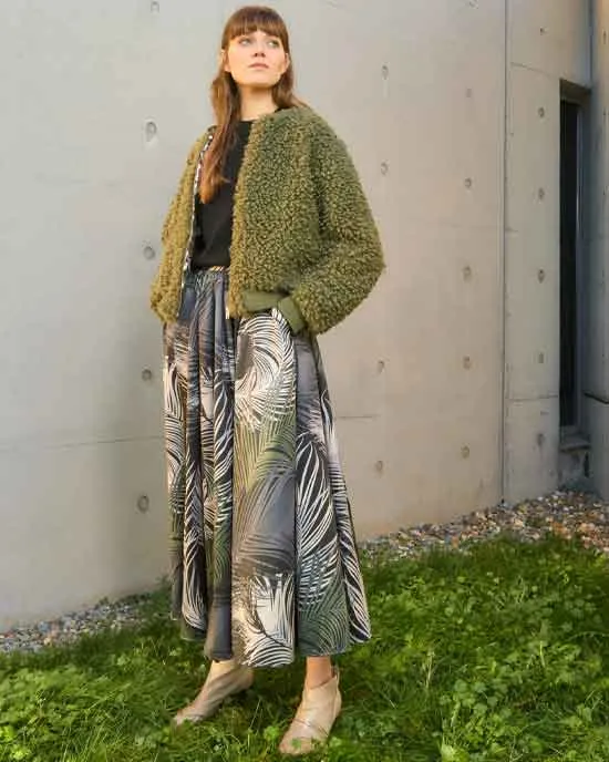 Samira Skirt Feather Black