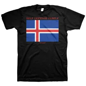 Self Defense Family "Iceland" Black T-Shirt