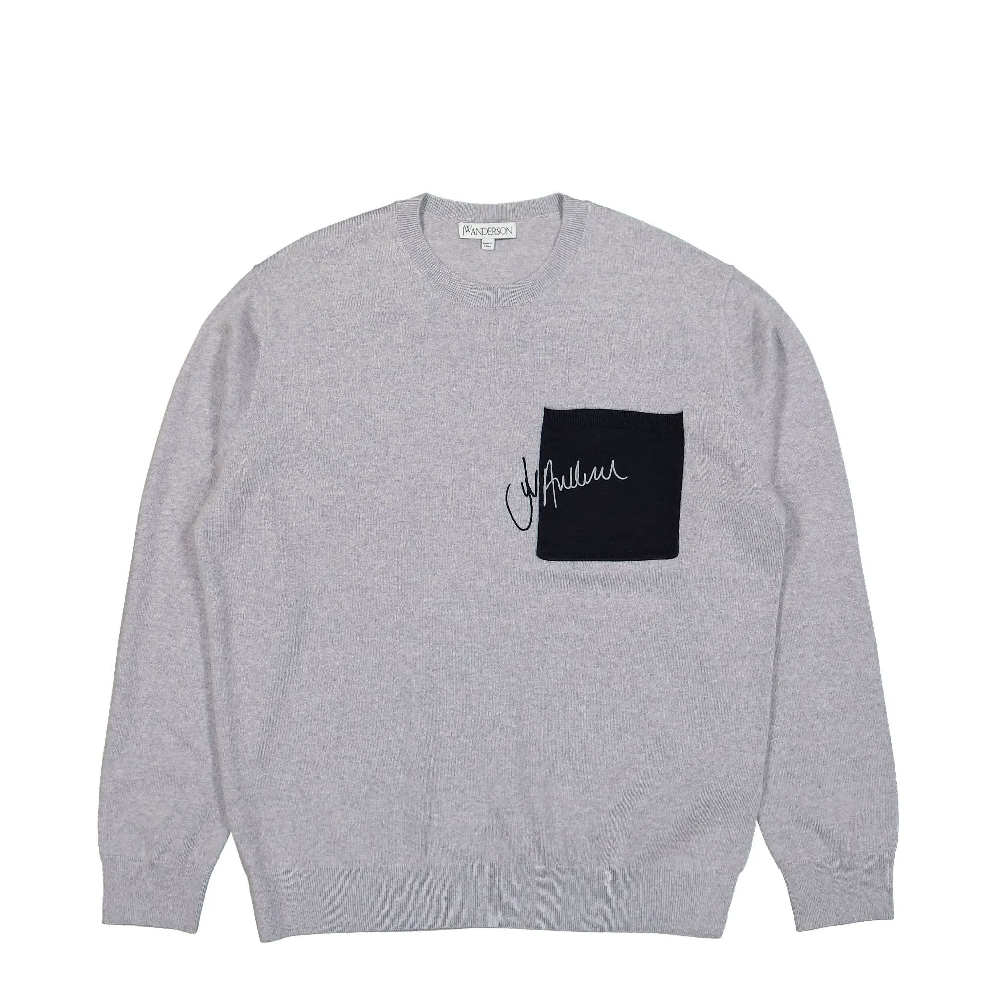 Signature Pocket Crewneck Jumper