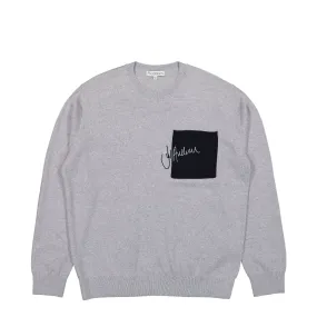 Signature Pocket Crewneck Jumper