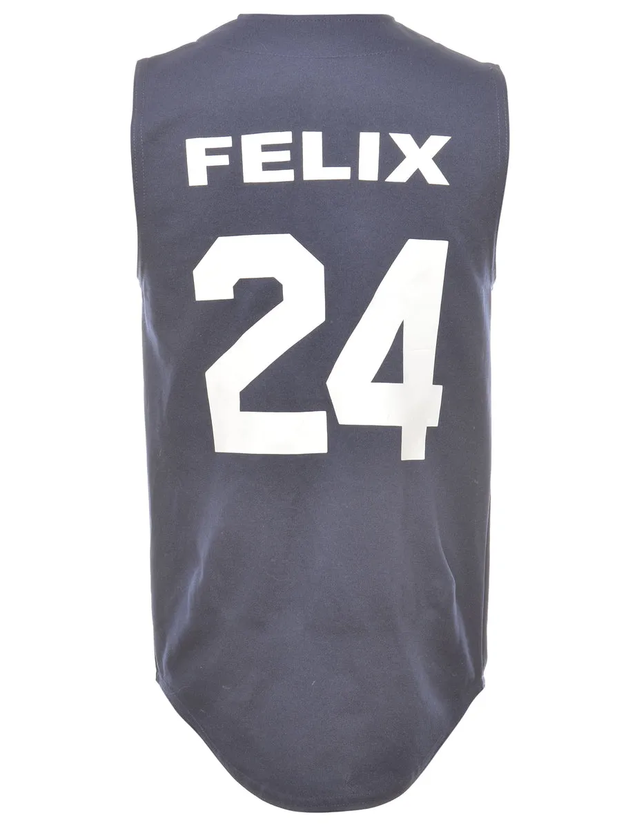 Sleeveless Printed T-shirt - S