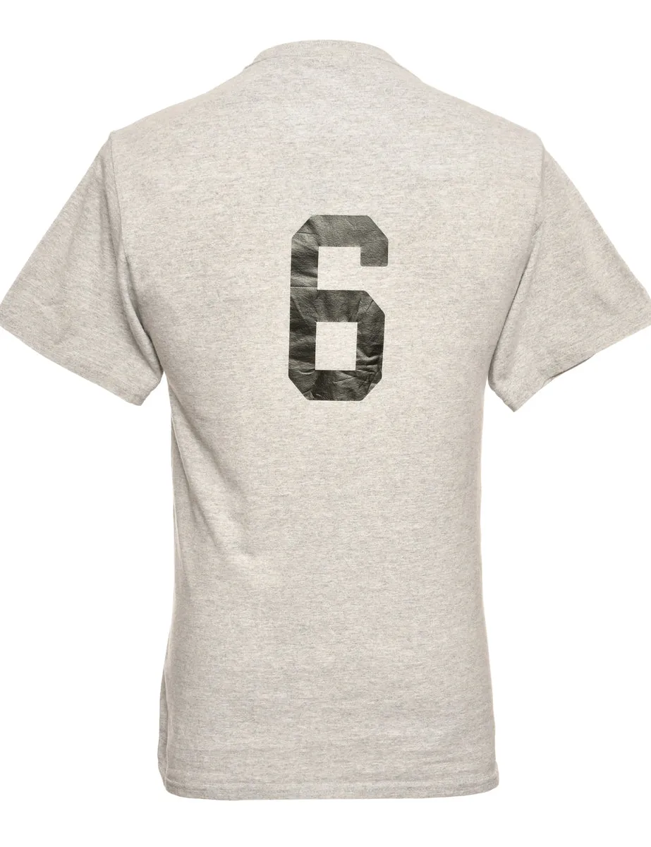 Softball Grey Sports T-shirt - M