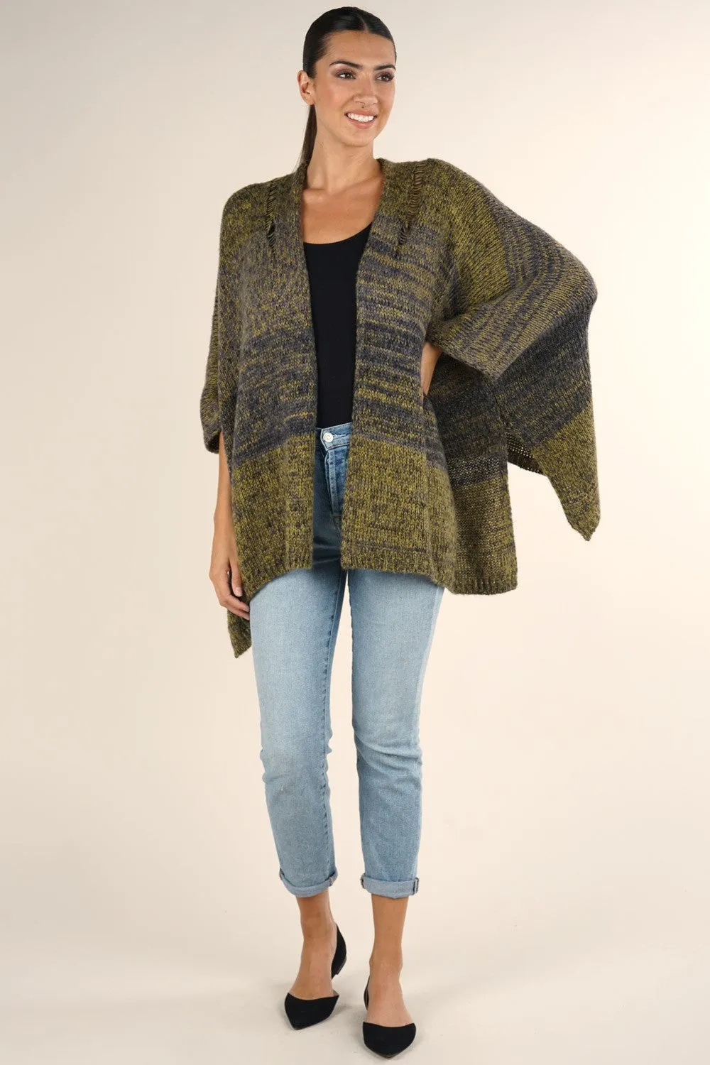 Space Dyed Short Cape