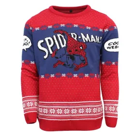 Spider-man Web Slinger Knitted Christmas Jumper / Sweater