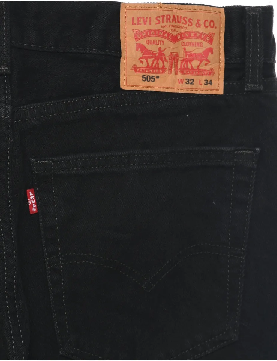 Straight Leg Levis 505 Jeans - W32 L34