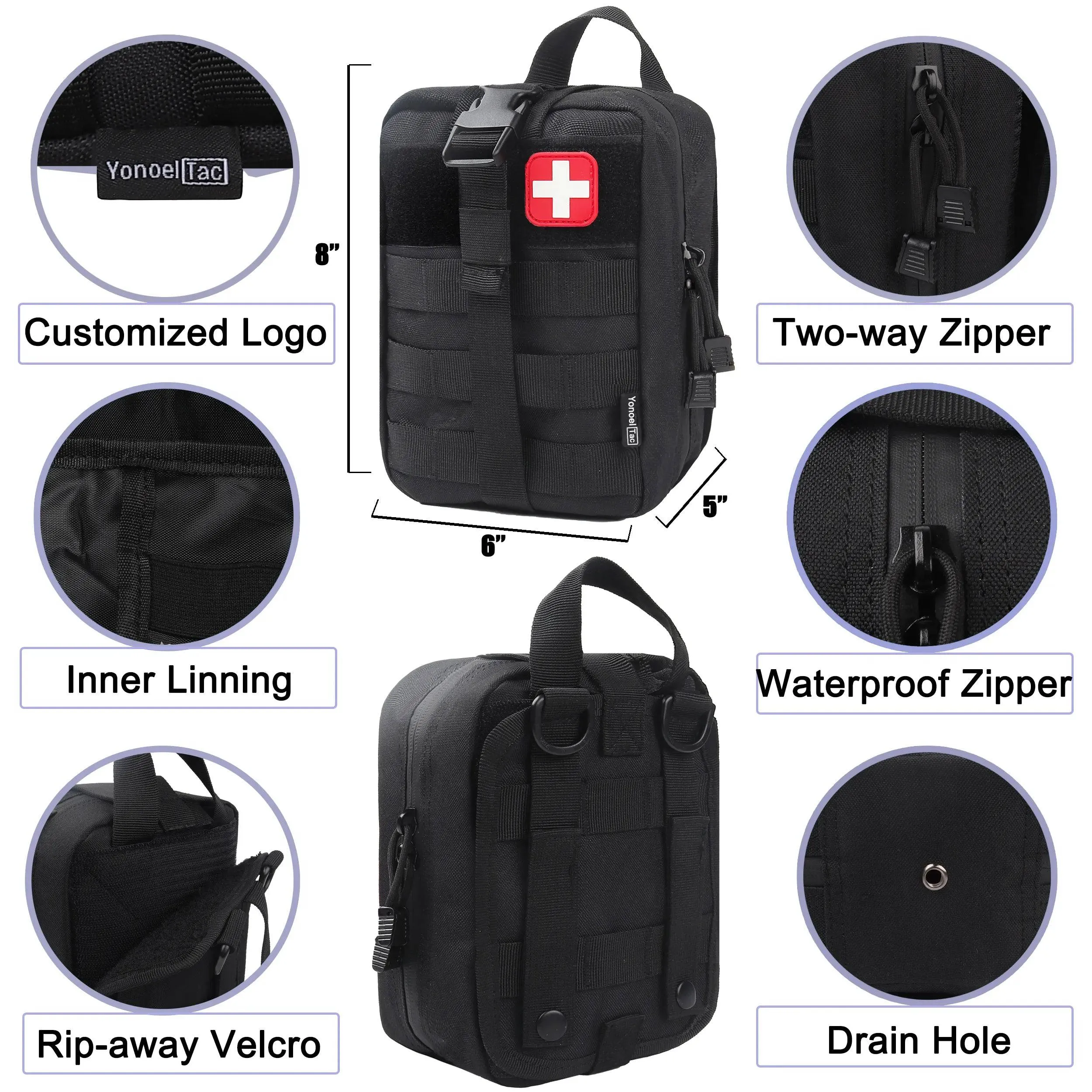 Tactical First Aid & Survival Kit - Ready For Any Self Defense Situation