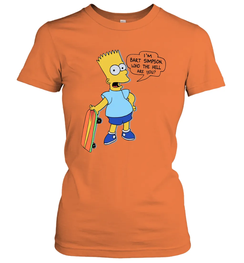 The Great Bart Simpson Who The Hell Are You School Ban of 1990 Shirt Women's T-Shirt