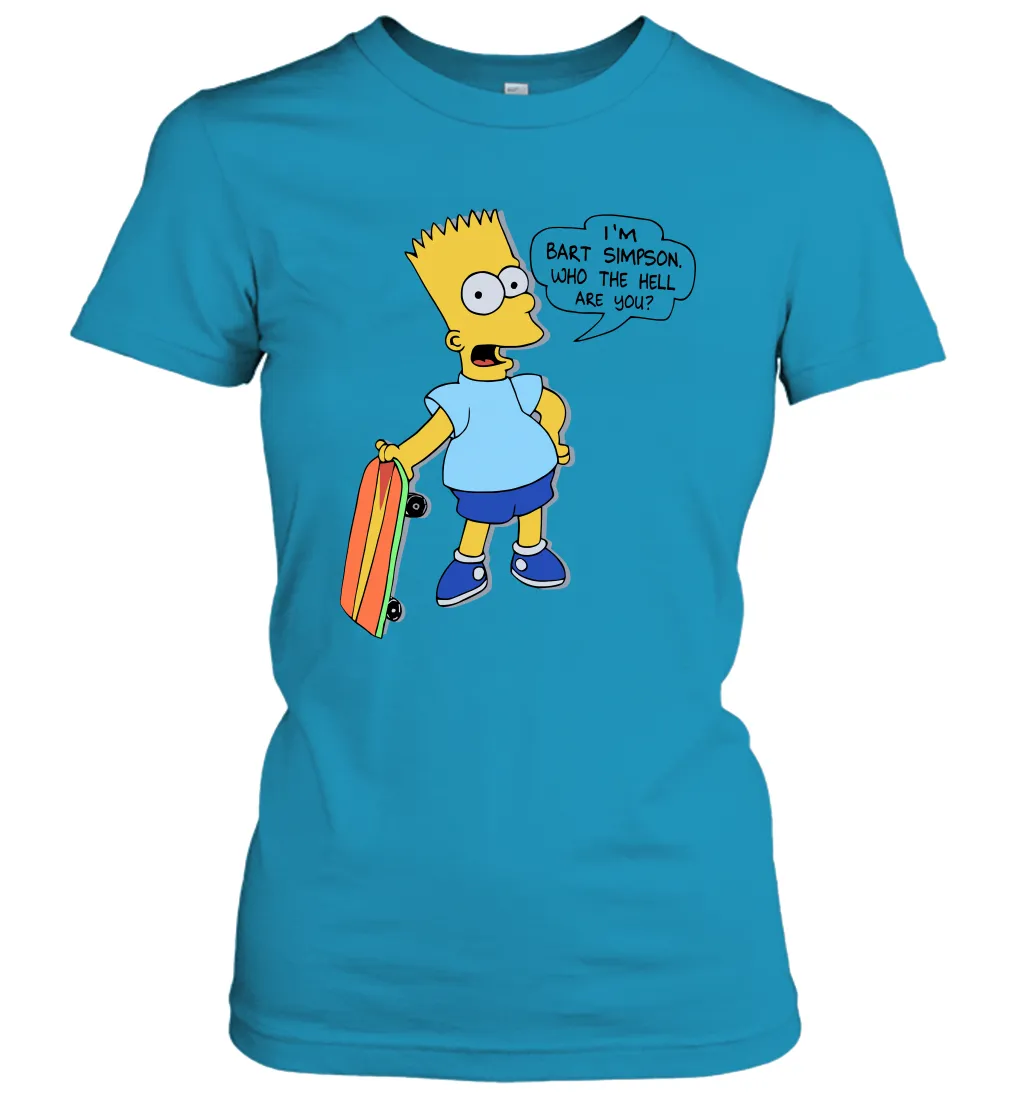 The Great Bart Simpson Who The Hell Are You School Ban of 1990 Shirt Women's T-Shirt