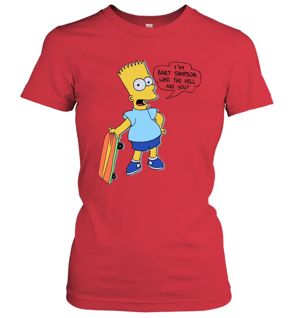 The Great Bart Simpson Who The Hell Are You School Ban of 1990 Shirt Women's T-Shirt