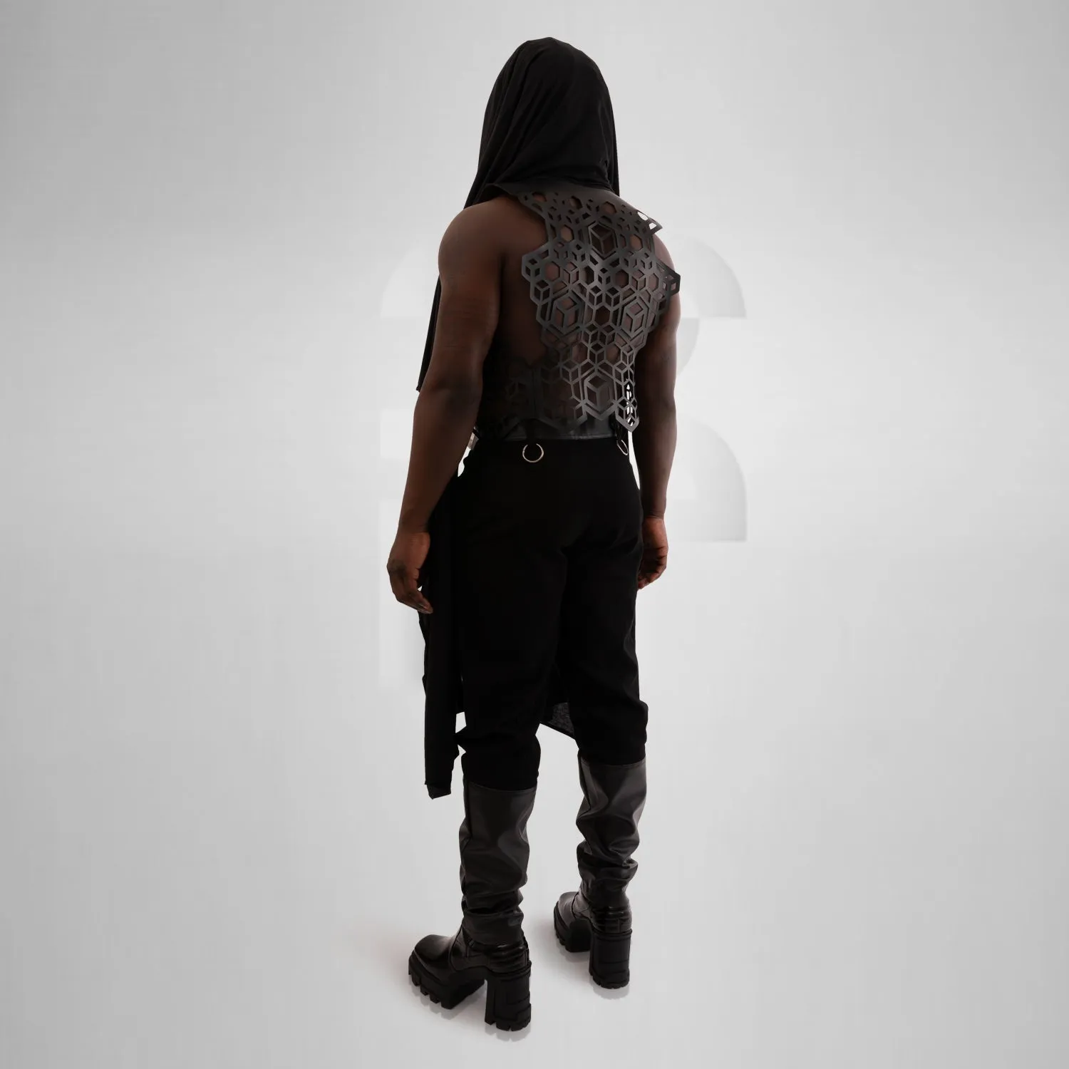 Vegan Vest Jersey Hoodie