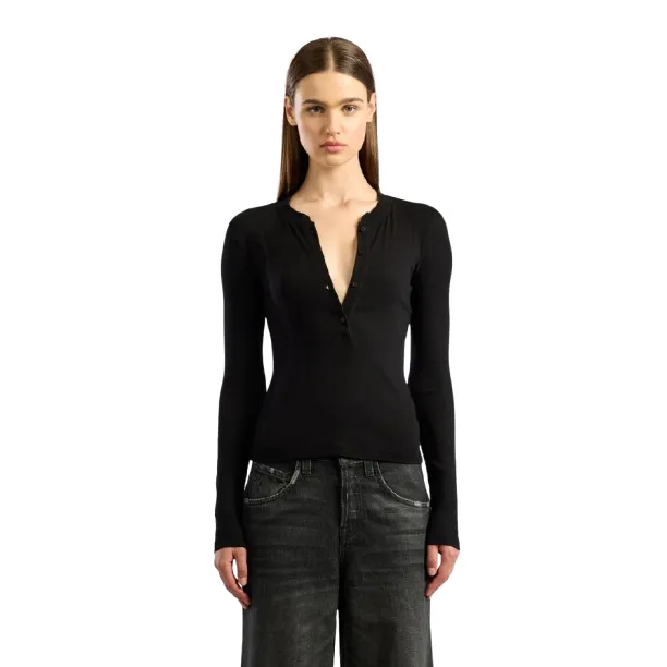 VERONA LONG SLEEVE HENLEY