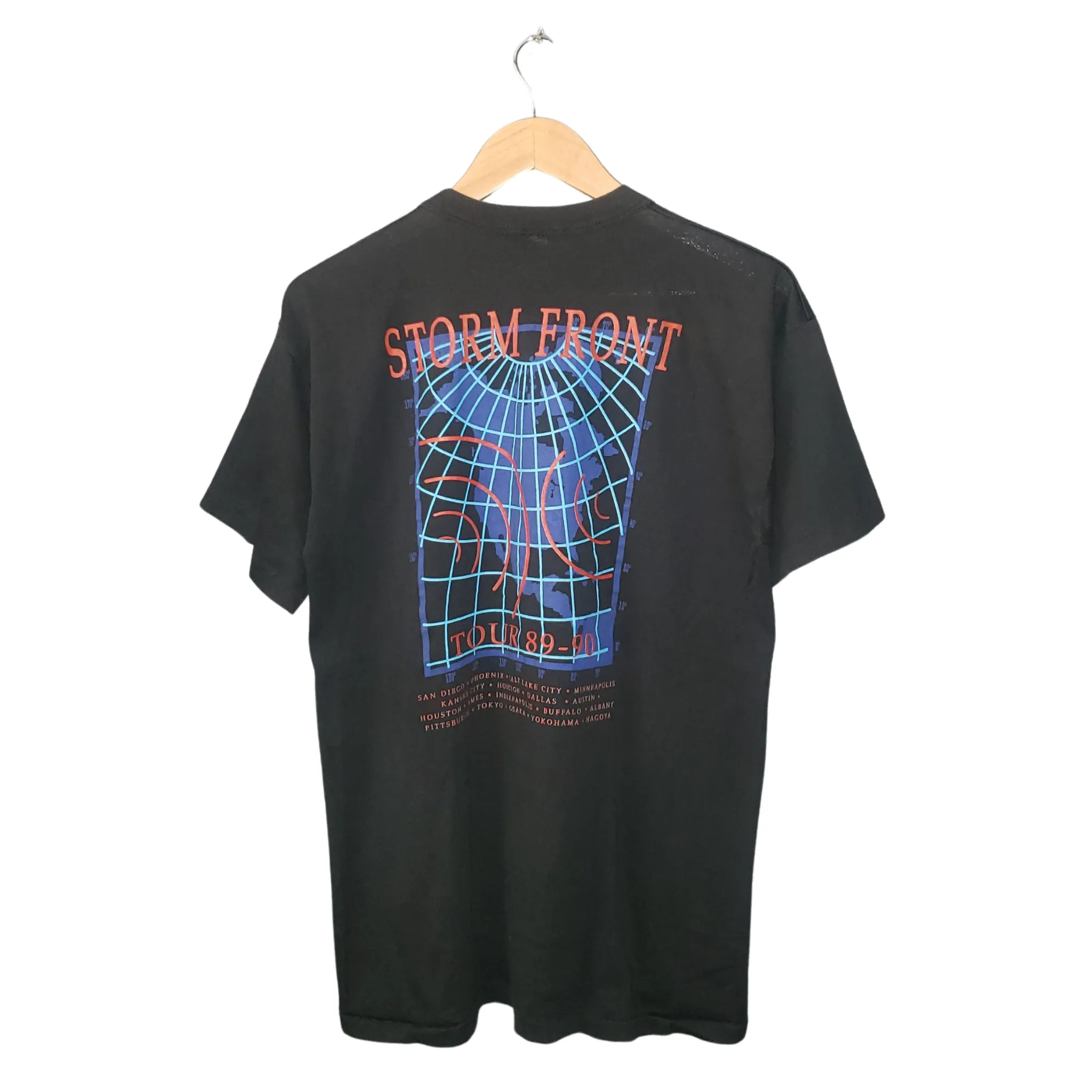 Vintage Billy Joel Storm Front 1989/1990 Tour T-Shirt XL