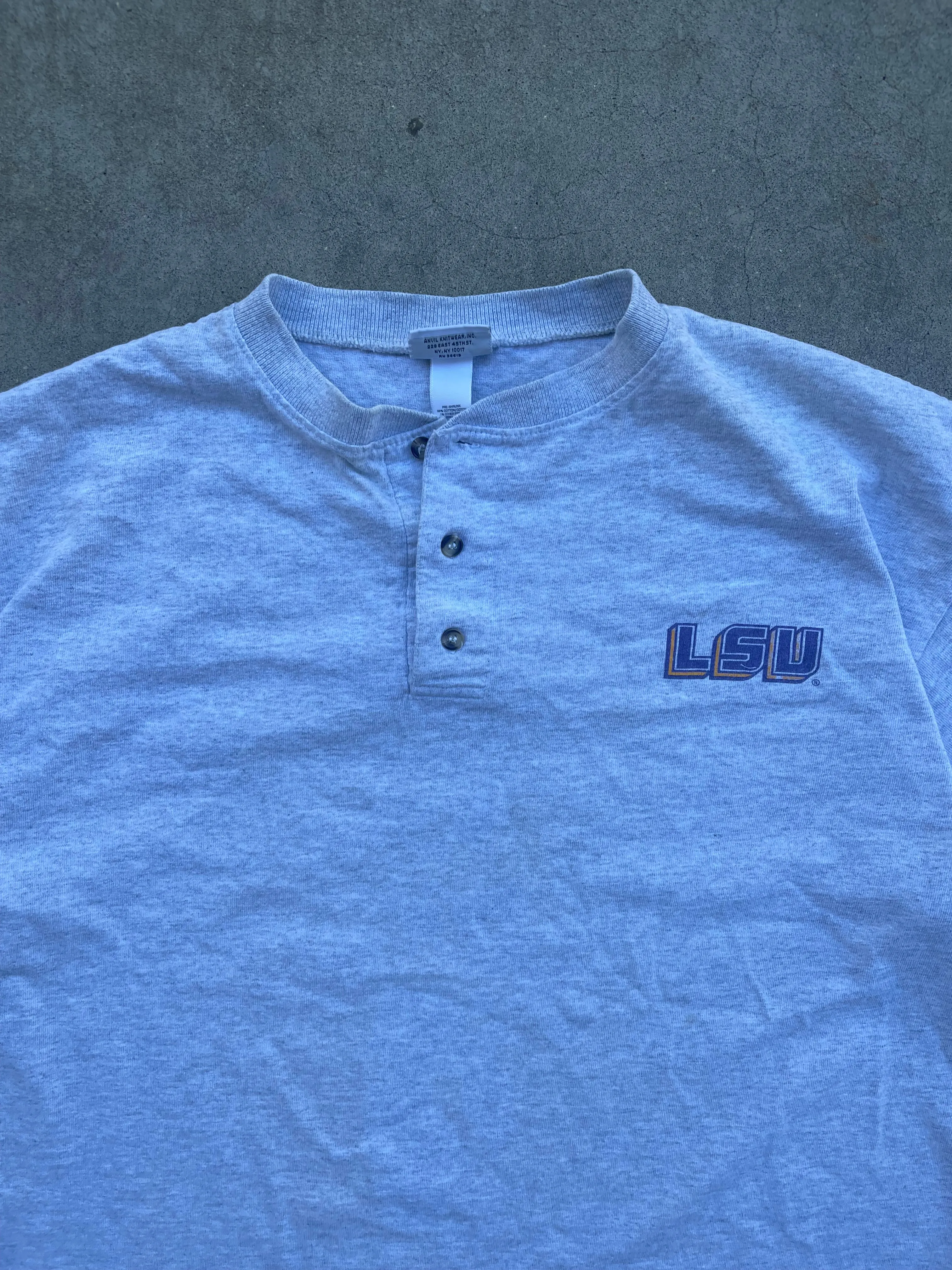 Vintage LSU Henley (XL)