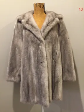 Vintage "Eastern Furriers" Silver Mink Fur Coat, Made in Canada SOLD