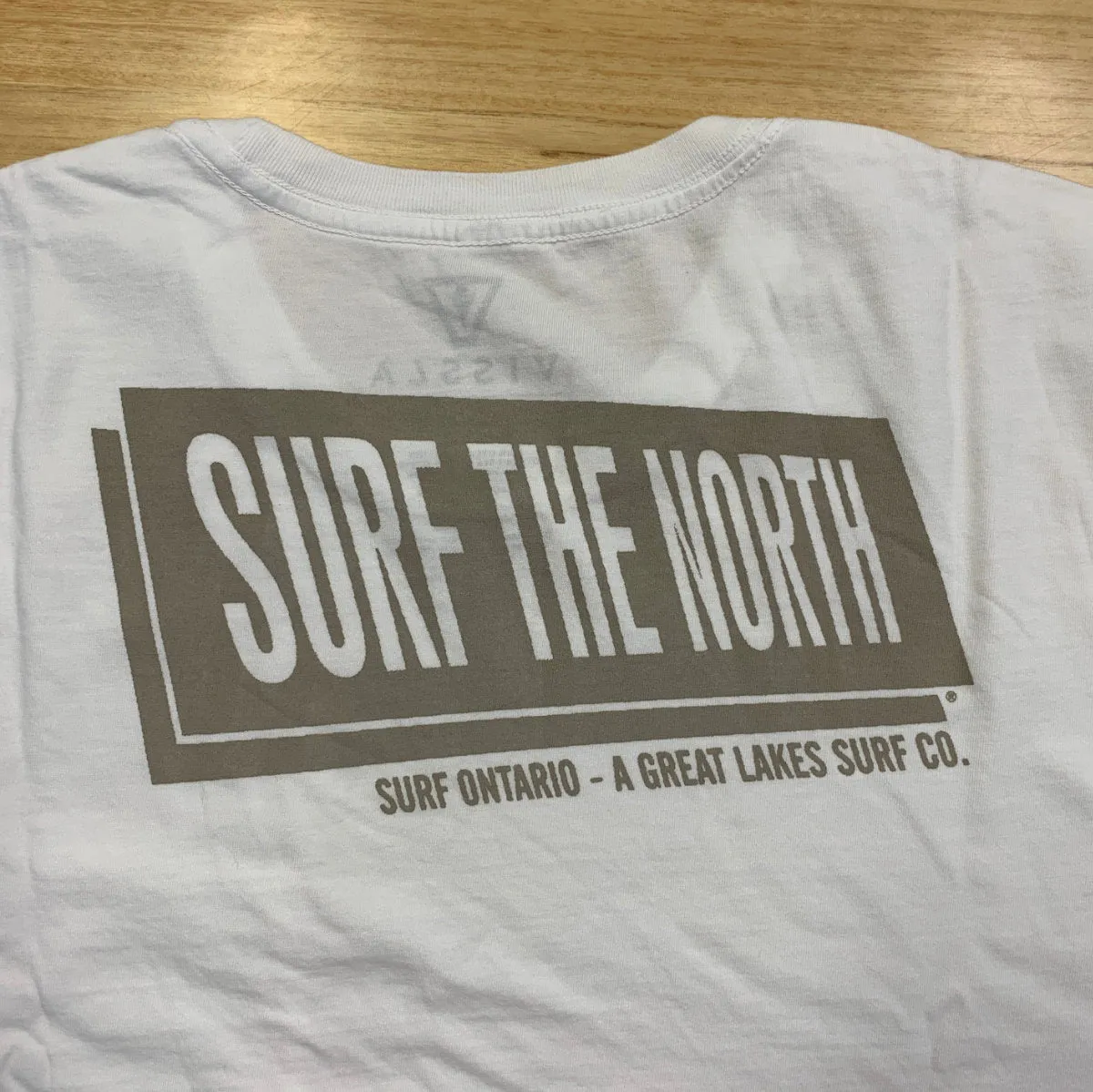 Vissla Established Surf the North T-Shirt - Chambray Light Blue