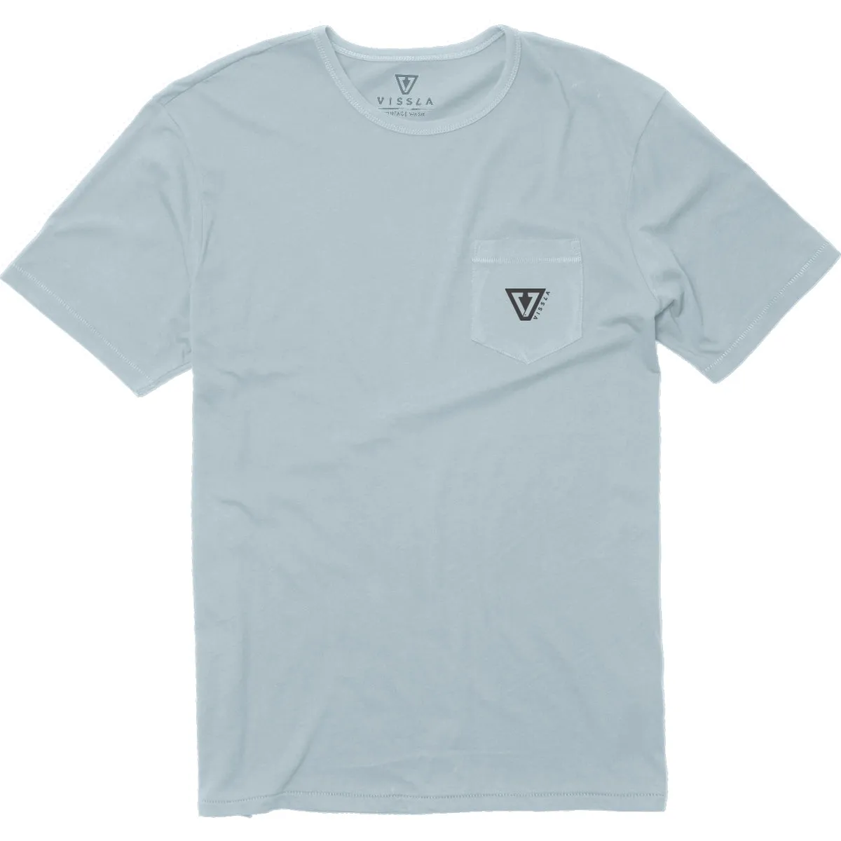 Vissla Established Surf the North T-Shirt - Chambray Light Blue