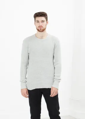 Waffle Knit Long Sleeve Tee - More Choice