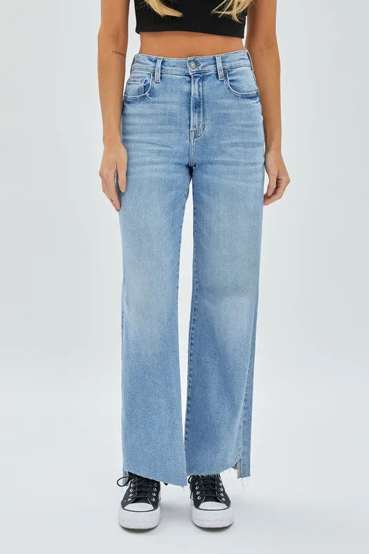 Wash High Low Hem Jean