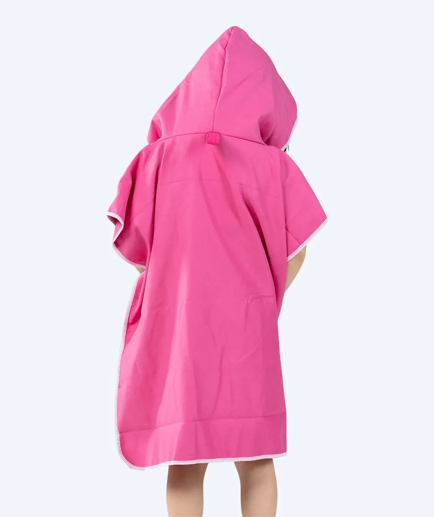 Watery badeponcho til børn - Microfiber - Pink