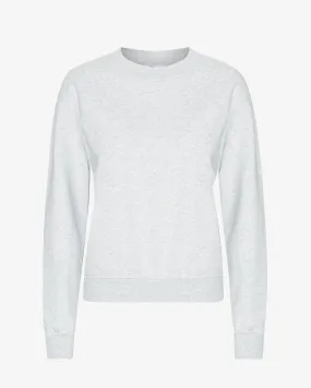 Women Classic Organic Crew - Snow Melange
