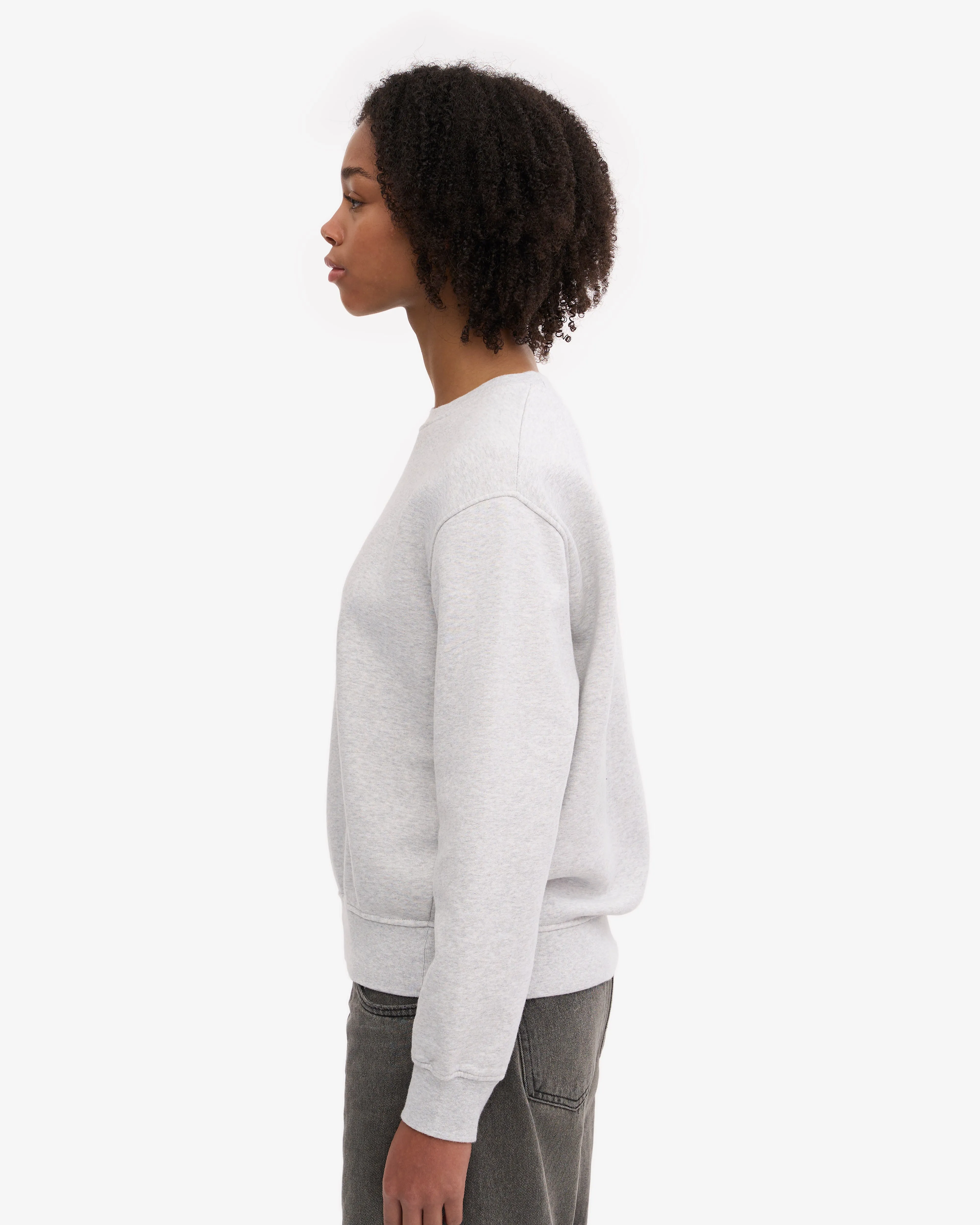 Women Classic Organic Crew - Snow Melange